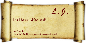 Lelkes József névjegykártya